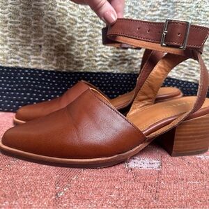 Portland Leather/ Patina Heeled Sandals